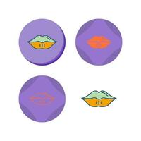 Lips Vector Icon