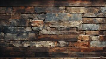Vintage Rustic Wall Texture Aged Grunge Illustration Background photo