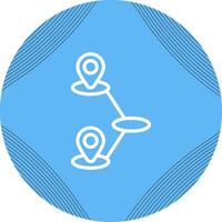 Journey Mapping Vector Icon
