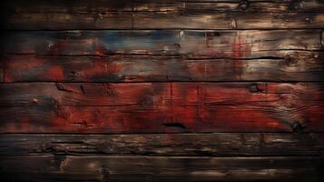 Vintage Rustic Wall Texture  Aged Grunge Illustration Background AI Generative photo