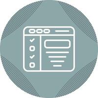 Design Brief Vector Icon