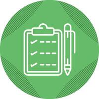 Notepad with pen Vector Icon