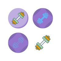 Dumbbell Vector Icon