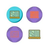 icono de vector de codificación