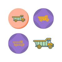 Dump Truck Vector Icon