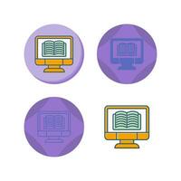 Online Learning Vector Icon