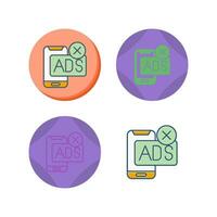 AD Block Vector Icon