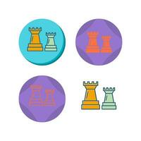icono de vector de pieza de ajedrez