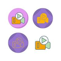 Live Streaming Vector Icon