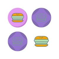 icono de vector de hamburguesa