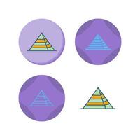 Pyramid Vector Icon