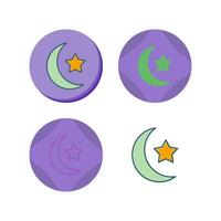 Moon Vector Icon