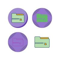 Zip File Vector Icon
