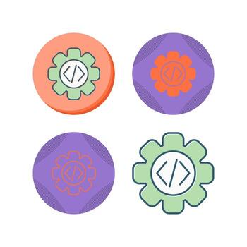 icono de vector de codificación