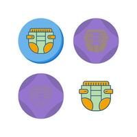 Diaper Vector Icon