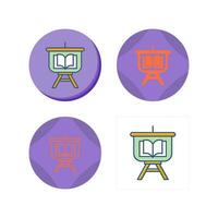 Education Presentation Vector Icon