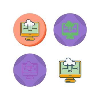 Cloud Computing Vector Icon