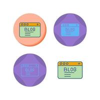 Blog Vector Icon