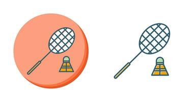 icono de vector de bádminton