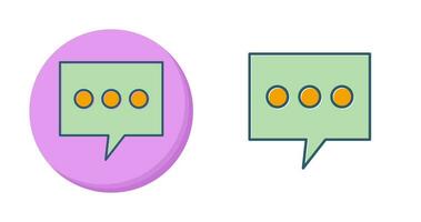 Double Message Bubble Vector Icon