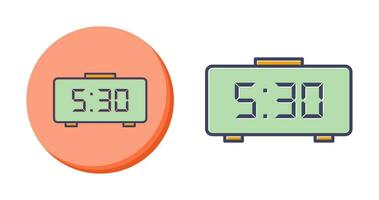 Digital Clock Vector Icon