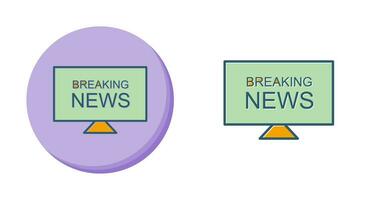 Anchors on News Desk Vector Icon