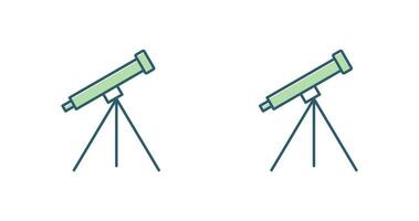 icono de vector de telescopio