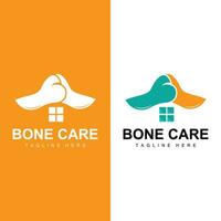 Bone Health Logo Simple Illustration Silhouette Template Vector Design