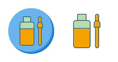 Bottle and Dropper Vector Icon