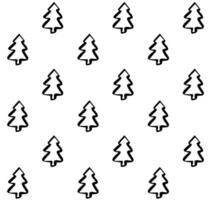 Vector hand drawn doodle sketch spruce tree