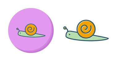 icono de vector de caracol