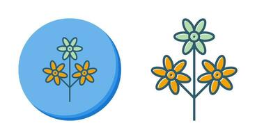 Flower Branch Vector Icon