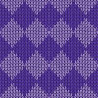 Purple knitted pattern. knitted vector pattern. Seamless gradient pattern for clothing, wrapping paper, backdrop, background, gift card.
