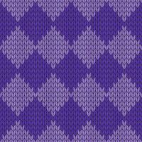 Purple knitted pattern. knitted vector pattern. Seamless gradient pattern for clothing, wrapping paper, backdrop, background, gift card.