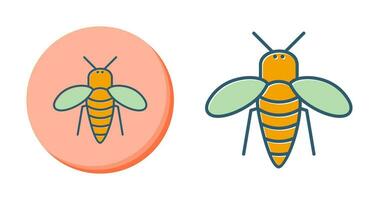 icono de vector de abeja