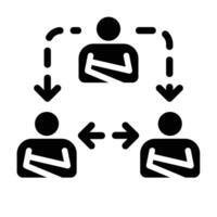 people team icon, team, leader, group vector