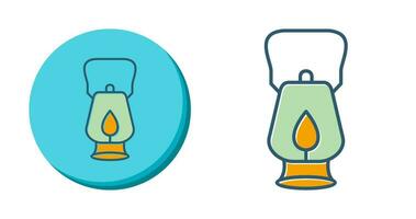 Oil Lamp Vector Icon