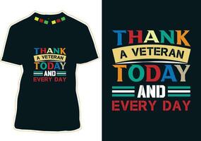 Veteran Day T-shirt Design Vector