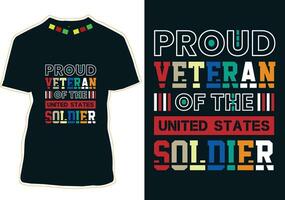 Veteran Day T-shirt Design Vector