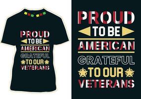 Veteran Day T-shirt Design Vector