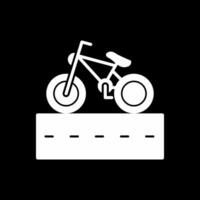 ciclo carril vector icono diseño