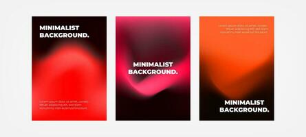 Abstract cover set. background or pattern with smooth waves. vector design. eps 10