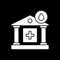 Blood Bank Vector Icon Design