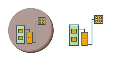 Solid Fuel Boiler Vector Icon