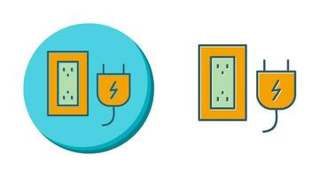 Plug and Socket Vector Icon