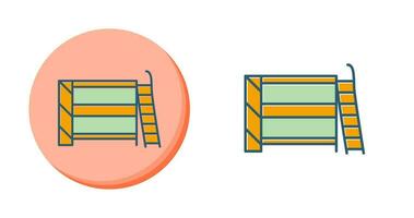 Bunk bed Vector Icon