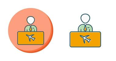 Flight Information Vector Icon