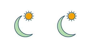 Sun and Planets Vector Icon