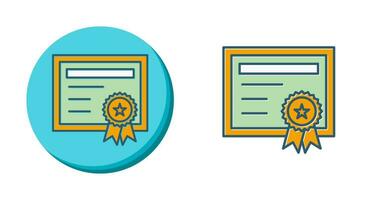 Certificate Vector Icon