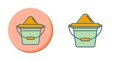 Sand Bucket Vector Icon